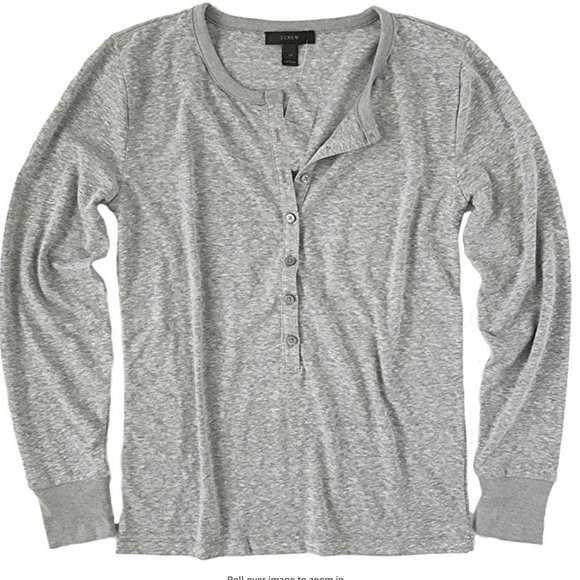 J. Crew Tops - J Crew Women's Slim Fit Long Sleeve Henley Tee